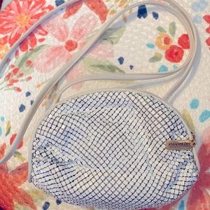 Whiting and Davis international mesh shoulder or crossbody purse